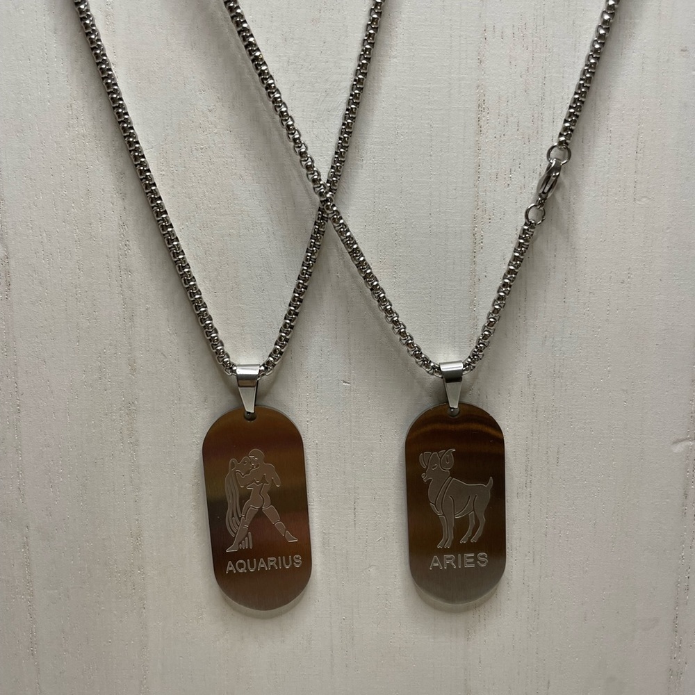 Aries Necklace_Oval Silver